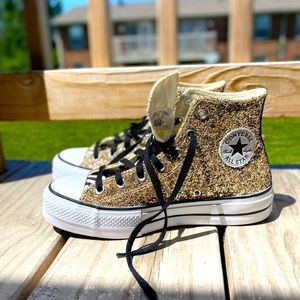 Custom Chuck Taylor All Star Lift
Platform Glitter By You